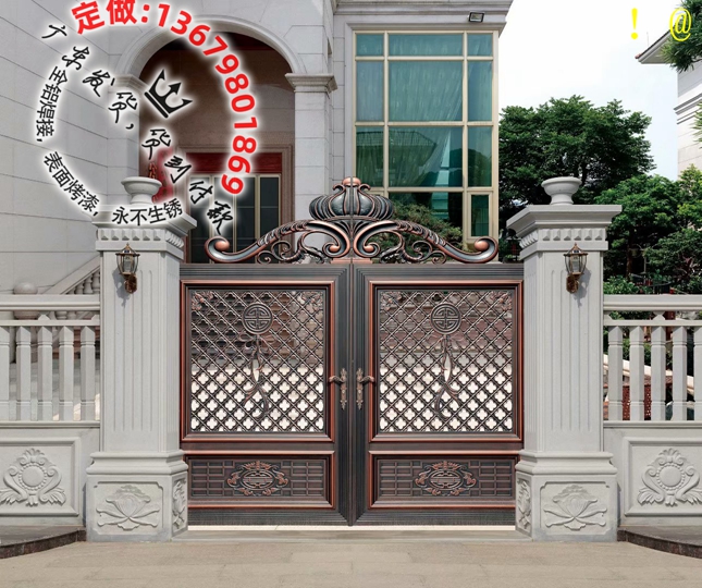 别墅大门_铝艺大门_庭院大门_住宅大门_乡村大门